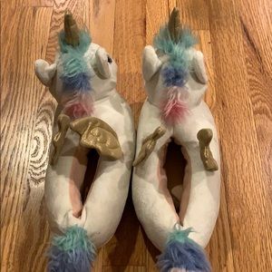 Unicorn slippers